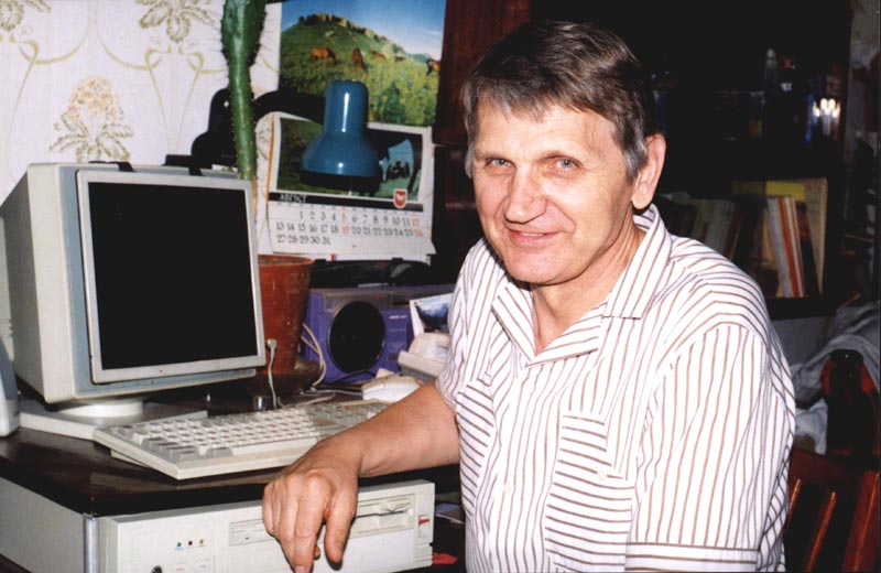 Шахтер и писатель, историк Александр Таловера. Александр Камшуков