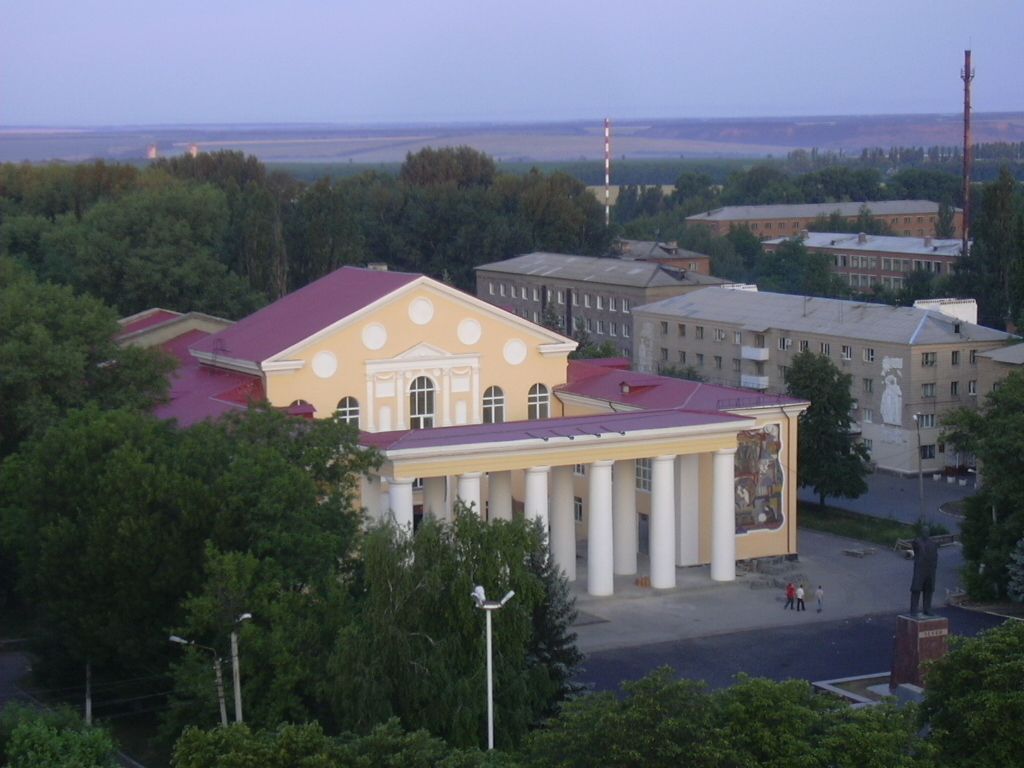 Первогуковская, вид на ДК сверху А.С. Таловера